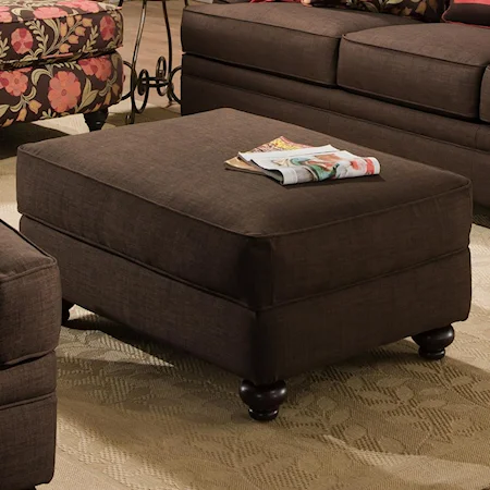 Large Cocktail Accent Ottoman